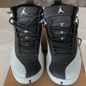 Jordan Black and Gray Sneakers